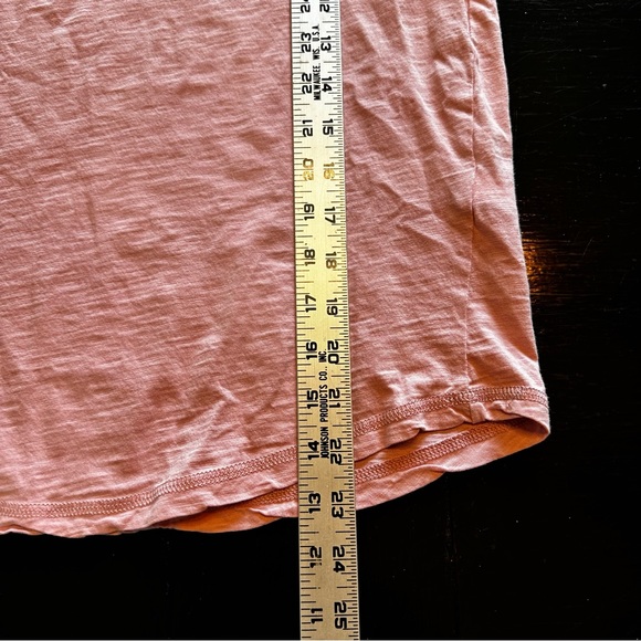 Express XS Pink Salmon Red T-Shirt Tight - Picture 4 of 5